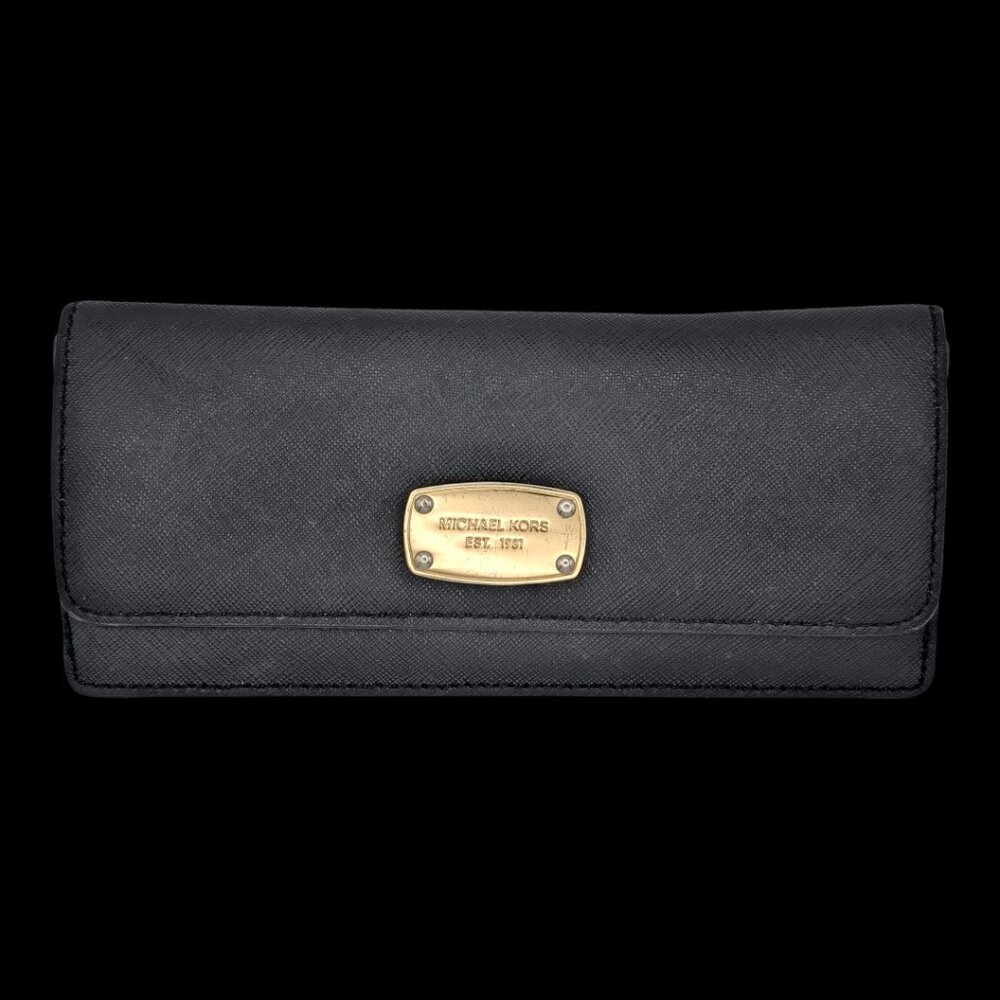 Michael Kors Jet Set Travel Flat Leather Wallet